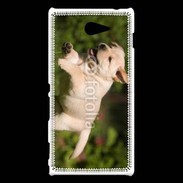 Coque Sony Xperia M2 Chiot labrador 3