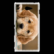 Coque Sony Xperia M2 Chiot labrador golden 2