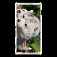 Coque Sony Xperia M2 Chiot Husky de Sibérie 3