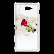Coque Sony Xperia M2 Chiot Golden retriever 2
