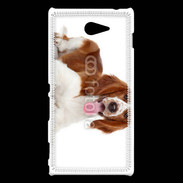 Coque Sony Xperia M2 Chien Springer Spaniel