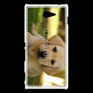 Coque Sony Xperia M2 Chiot labrador 4