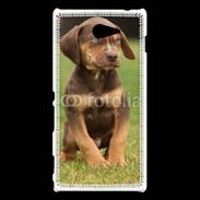 Coque Sony Xperia M2 Chiot marron 2