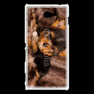 Coque Sony Xperia M2 Chiot Yorkshire 10