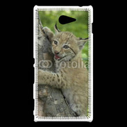 Coque Sony Xperia M2 Bébé Lynx