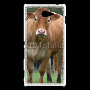 Coque Sony Xperia M2 Vache de race limousine