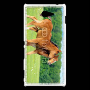 Coque Sony Xperia M2 Poulains