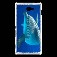 Coque Sony Xperia M2 Portrait de dauphin 5