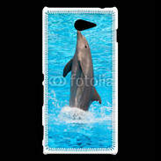 Coque Sony Xperia M2 Spectacle de dauphin