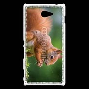 Coque Sony Xperia M2 Ecureuil avec des noisettes