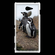 Coque Sony Xperia M2 2 pingouins