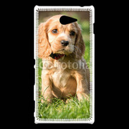 Coque Sony Xperia M2 Chiot cocker Spaniel