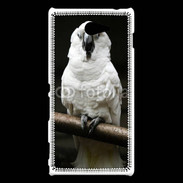 Coque Sony Xperia M2 Parrot blanc 10