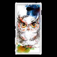 Coque Sony Xperia M2 Hibou en dessin 100