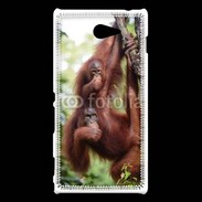 Coque Sony Xperia M2 Famille de singe 50