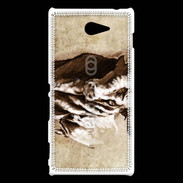 Coque Sony Xperia M2 Taureau en dessin