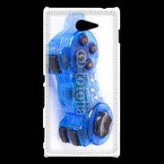 Coque Sony Xperia M2 Manette de jeux bleue