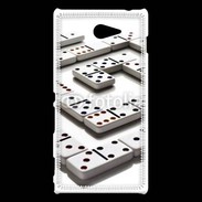 Coque Sony Xperia M2 Jeu de domino