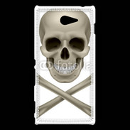 Coque Sony Xperia M2 Tête de mort