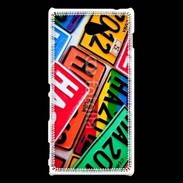 Coque Sony Xperia M2 Plaque d'immatriculation