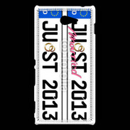 Coque Sony Xperia M2 Plaque Just maried