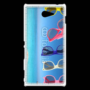 Coque Sony Xperia M2 Lunettes en vacances