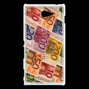 Coque Sony Xperia M2 Euros billets