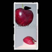 Coque Sony Xperia M2 Cerise et bouche 3