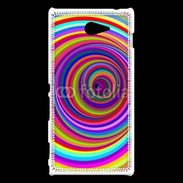 Coque Sony Xperia M2 Fond Hypnotique 