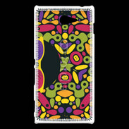 Coque Sony Xperia M2 Femme de couleur