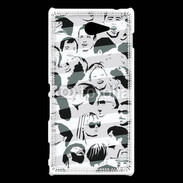 Coque Sony Xperia M2 Multi visages