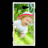 Coque Sony Xperia M2 Sourire de bébé en plein air