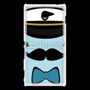Coque Sony Xperia M2 Moustache commandant