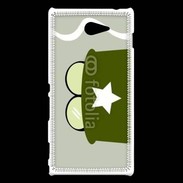 Coque Sony Xperia M2 Moustache et cigare