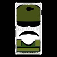Coque Sony Xperia M2 Moustache militaire