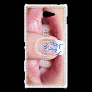 Coque Sony Xperia M2 Fuck you 5