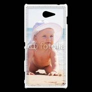 Coque Sony Xperia M2 Bébé à la plage