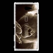 Coque Sony Xperia M2 Singe faisant un fuck