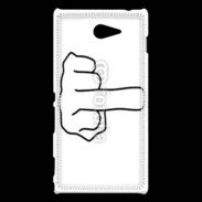 Coque Sony Xperia M2 Fuck 1