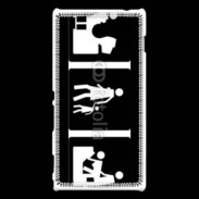 Coque Sony Xperia M2 humour panneau 2