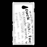 Coque Sony Xperia M2 Fuck 7