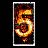 Coque Sony Xperia M2 Cinq en feu