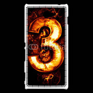Coque Sony Xperia M2 Trois en feu