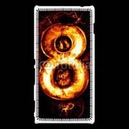 Coque Sony Xperia M2 Huit en feu