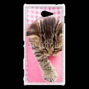 Coque Sony Xperia M2 Humour de chaton