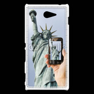 Coque Sony Xperia M2 Photo mobile Statue de la Liberté