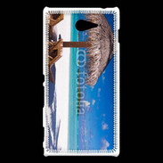 Coque Sony Xperia M2 Belle plage 3
