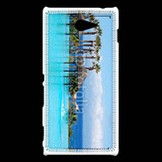 Coque Sony Xperia M2 Piscine d'un hôtel de luxe