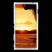Coque Sony Xperia M2 Fin de journée sur plage Bahia au Brésil