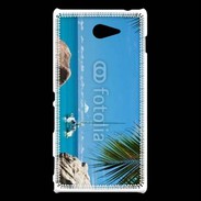 Coque Sony Xperia M2 Plage des Seychelles